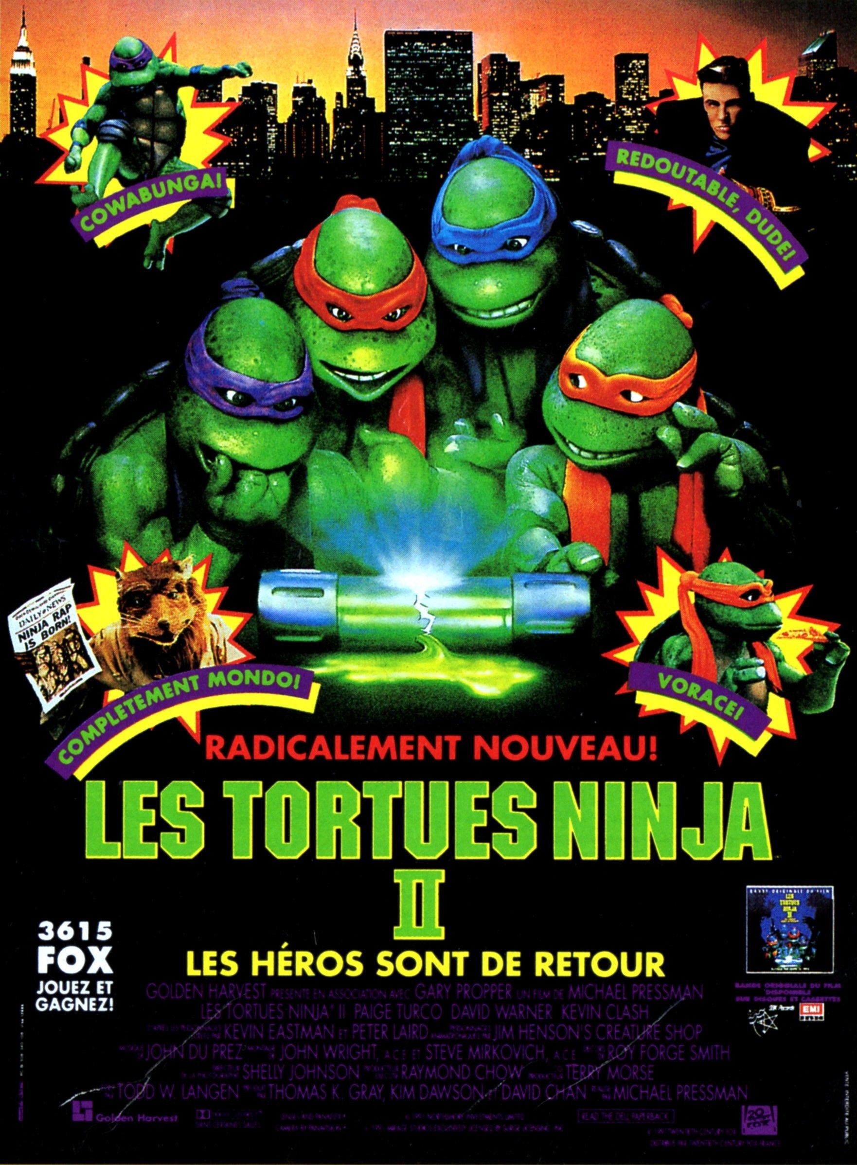 FR: Les Tortues Ninja II Les H�ros Sont De Retour (1991)
